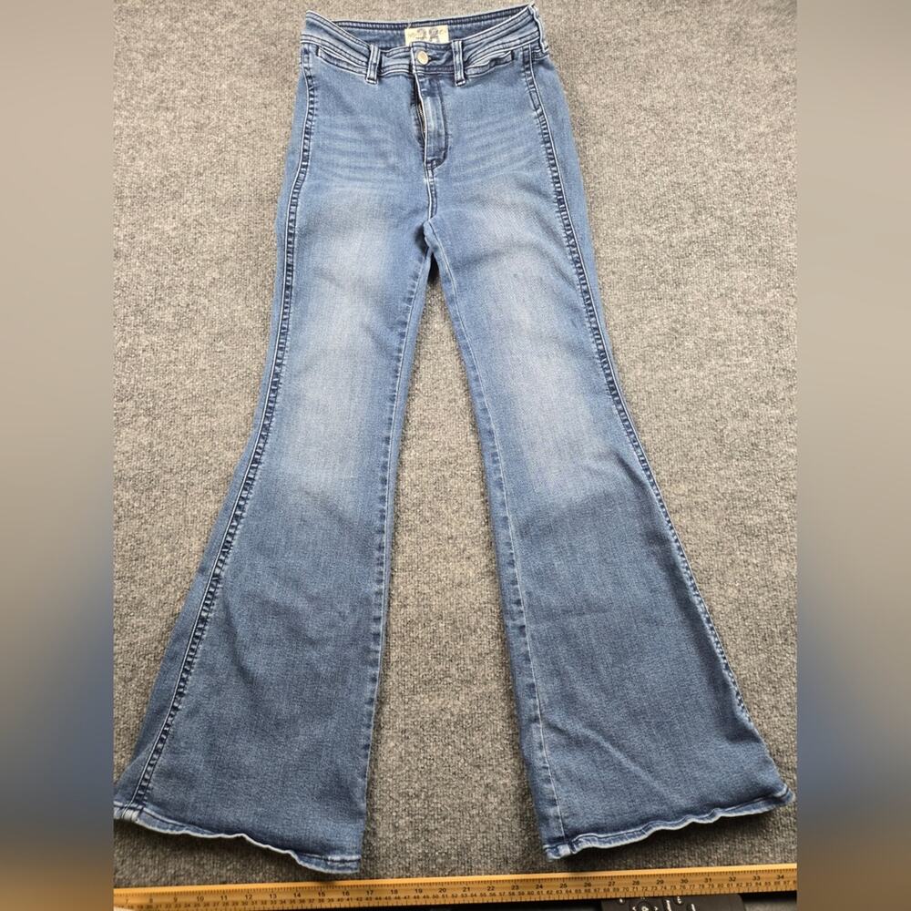 Free People We The Free Just Float On Flare Jeans Blue Size: 28 #234 - Picture 2 of 9
